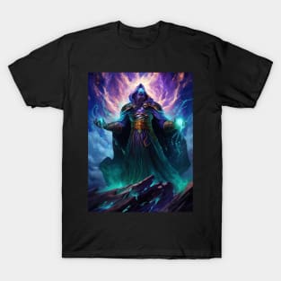 space wizard with shining eyes T-Shirt